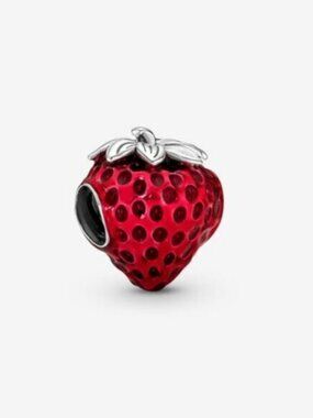 Pandora Seeded Strawberry Fruit Charm